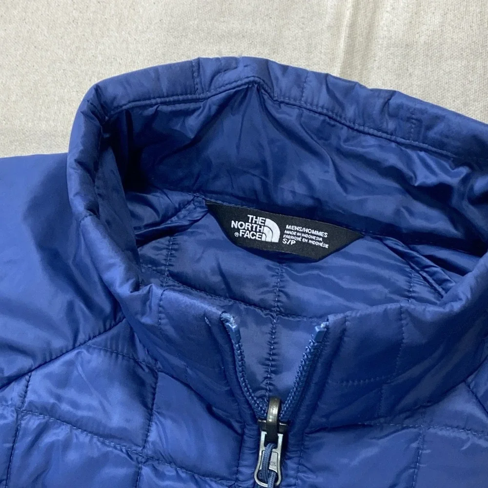 The North Face ThermoBall Eco Mens Sz S Insulated Quilted Jacket Blue